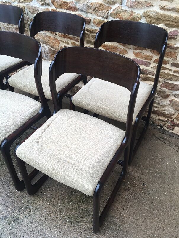 Set of 6 chairs sled Baumann