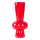 Red ceramic vase, Danish design, 1970s, made in Denmark