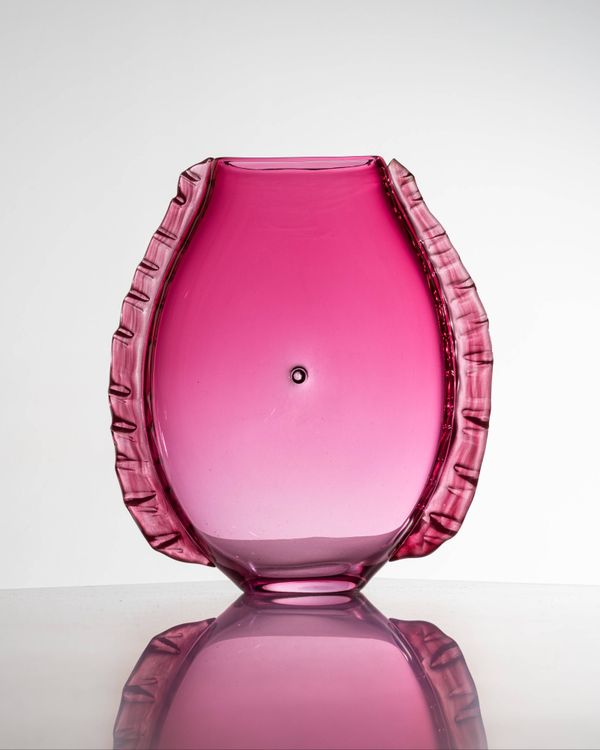 Vase ''Piscis Couture'' rose
