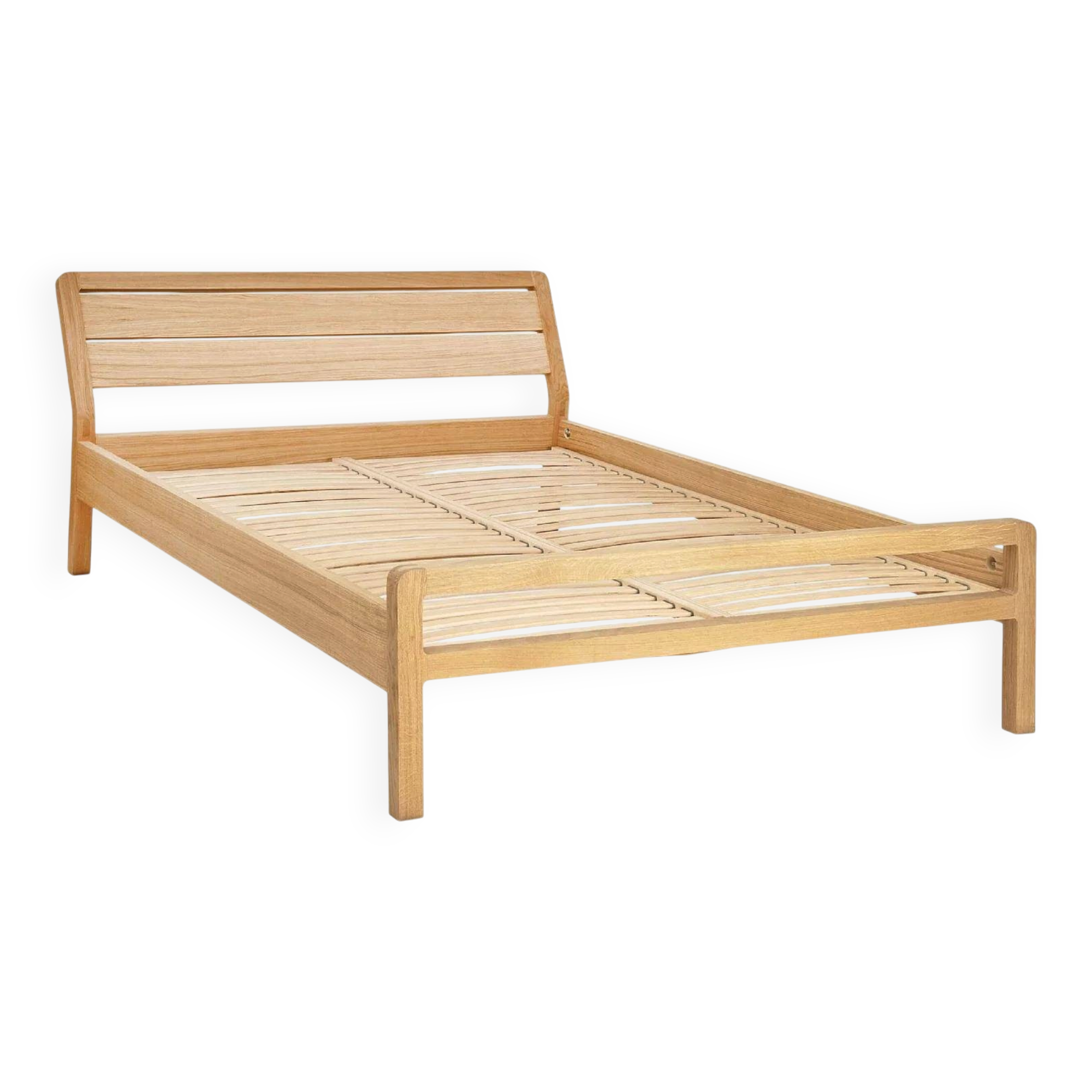 Bed Habitat Solid Oak 160x200 - Radius Collection - Designer Simon Pengelly