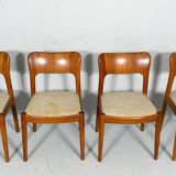 Niels Koefoed for Hornslet, 4 chairs / dining chairs, model '177', teak, 1960s, Denmark.