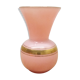 Vase rose et or