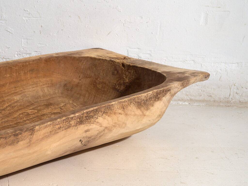 Antique solid wood trough (c.1900) #17
