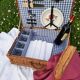 Vintage picnic basket