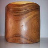 Cache pot en bois naturel
