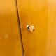 Scandinavian wardrobe 1960 honey color 4 doors L 205 cm