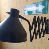 Accordion/scissor lamp