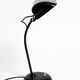 Original 1940s Kaiser Idell industrial metal table lamp model 6581 in black