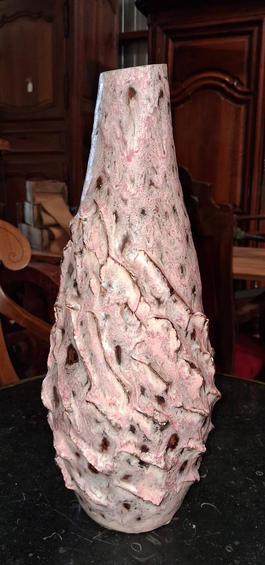 Large glazed stoneware vase – Designer ceramics