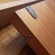 Table ronde extensible scandinave teck vintage