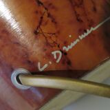 Vintage Louis Drimmer table lamp, turtle pattern