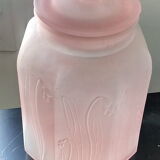 Pink clouded cotton pot