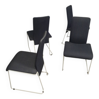 Chaises Walter Antonis pour Henny de Jong.
