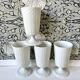 4 Limoges porcelain Mazagran cups