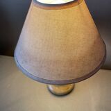 Table lamp in turned wood
