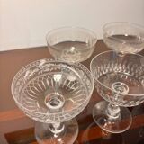 Baccarat and Meisenthal cut glasses 8p.