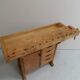 Vintage industrial workbench