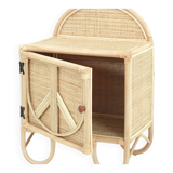 Small kids rattan wardrobe aurora