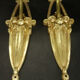 Pair of wall lamps period Art Deco style