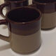 Lot de 3  tasses en grès