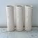 Série de 3 vases bambou ivoires 
