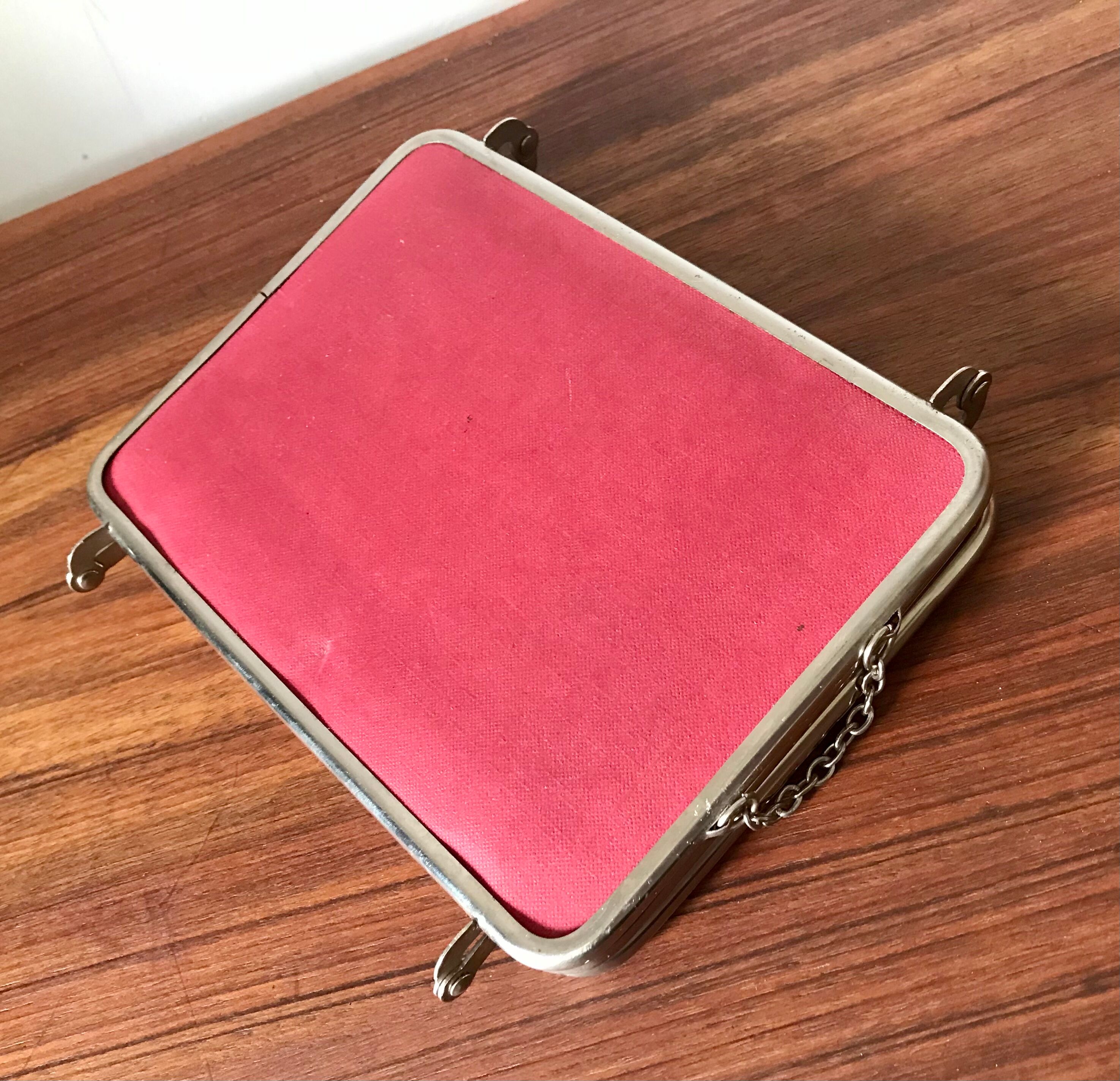 Vintage barber's triptych mirror