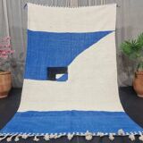 Berber carpet natural wool Morocco 3 x 2 m