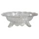 Vintage transparent glass bowl