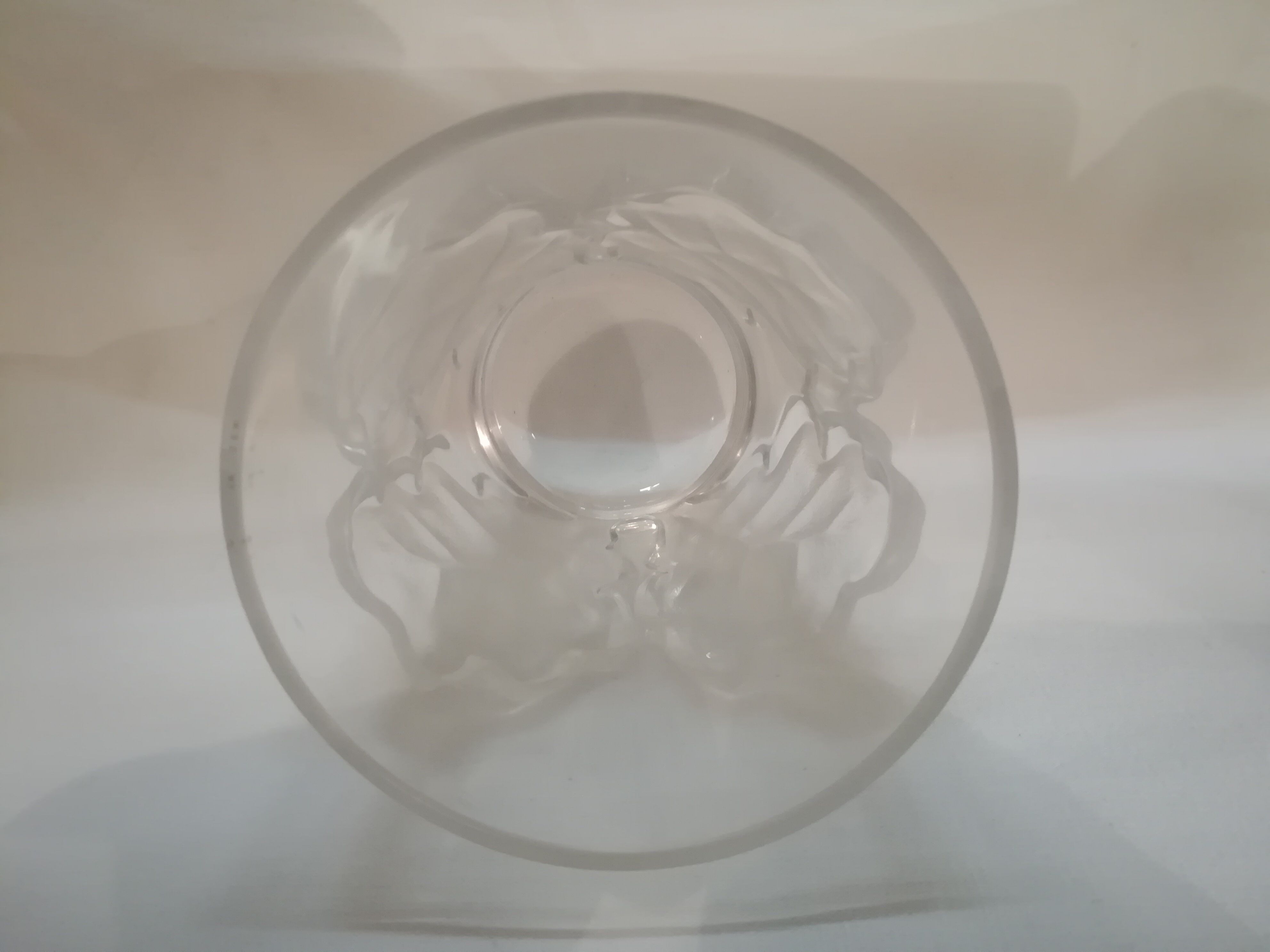 Lalique crystal vase