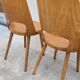 Series of 4 Baumann bistro chairs model Mondor 1950 vintage