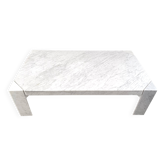 Table basse en marbre italien vintage, années 1970