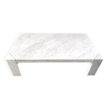 Vintage italian marble coffee table, 1970s