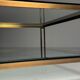 Table basse en verre vintage
