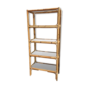 Étagère bambou 1970