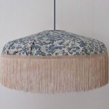 Japanese paper hanging lamp with fringe "Mona"
