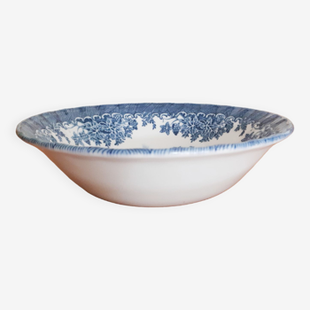 Cup, blue Churchill Staffordshire bowl, English porcelain