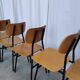 Set of 7 vintage school chairs by stol kamnik / 1970s yugoslavia / mid-cent