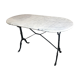 Marble bistro table