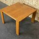 Table basse en chêne des années 60
