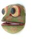 Articulated frog mask made of Bali wood, 80s