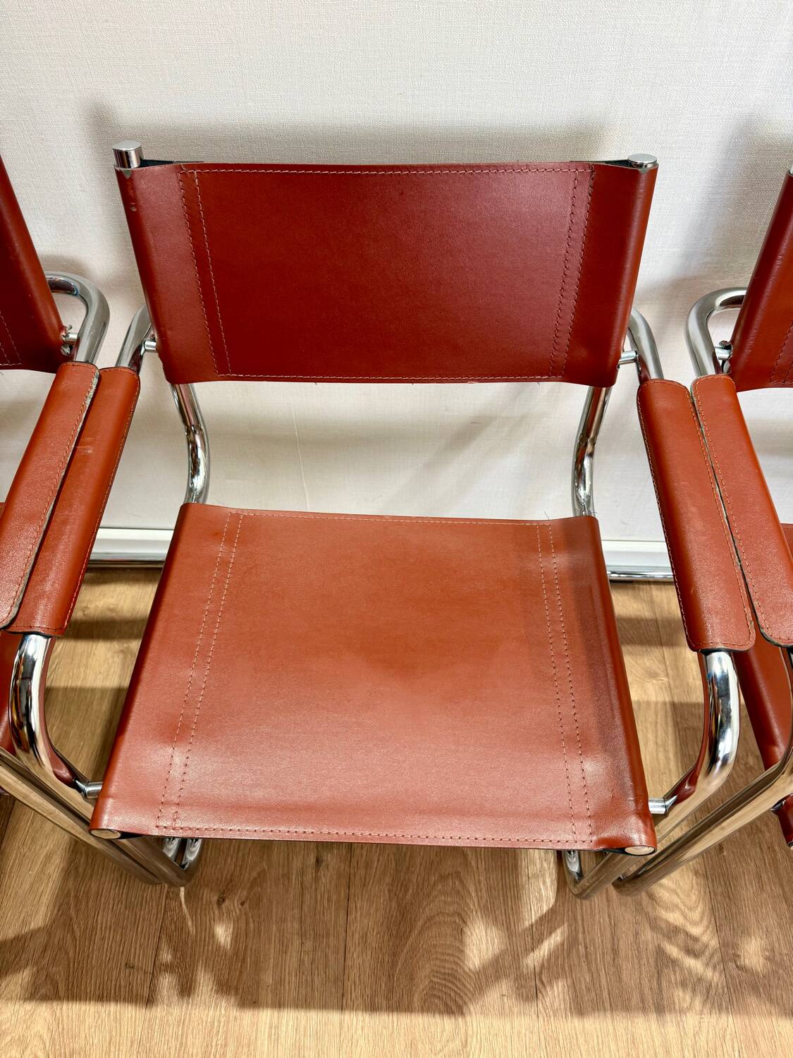 4 S34 armchairs in Marc Stam style