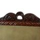 Vintage green baroque sofa / two-seater sofa