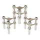 Stoff Nagel candle holder