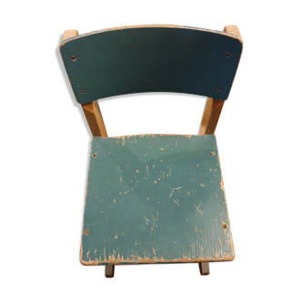 Child stool in design wood