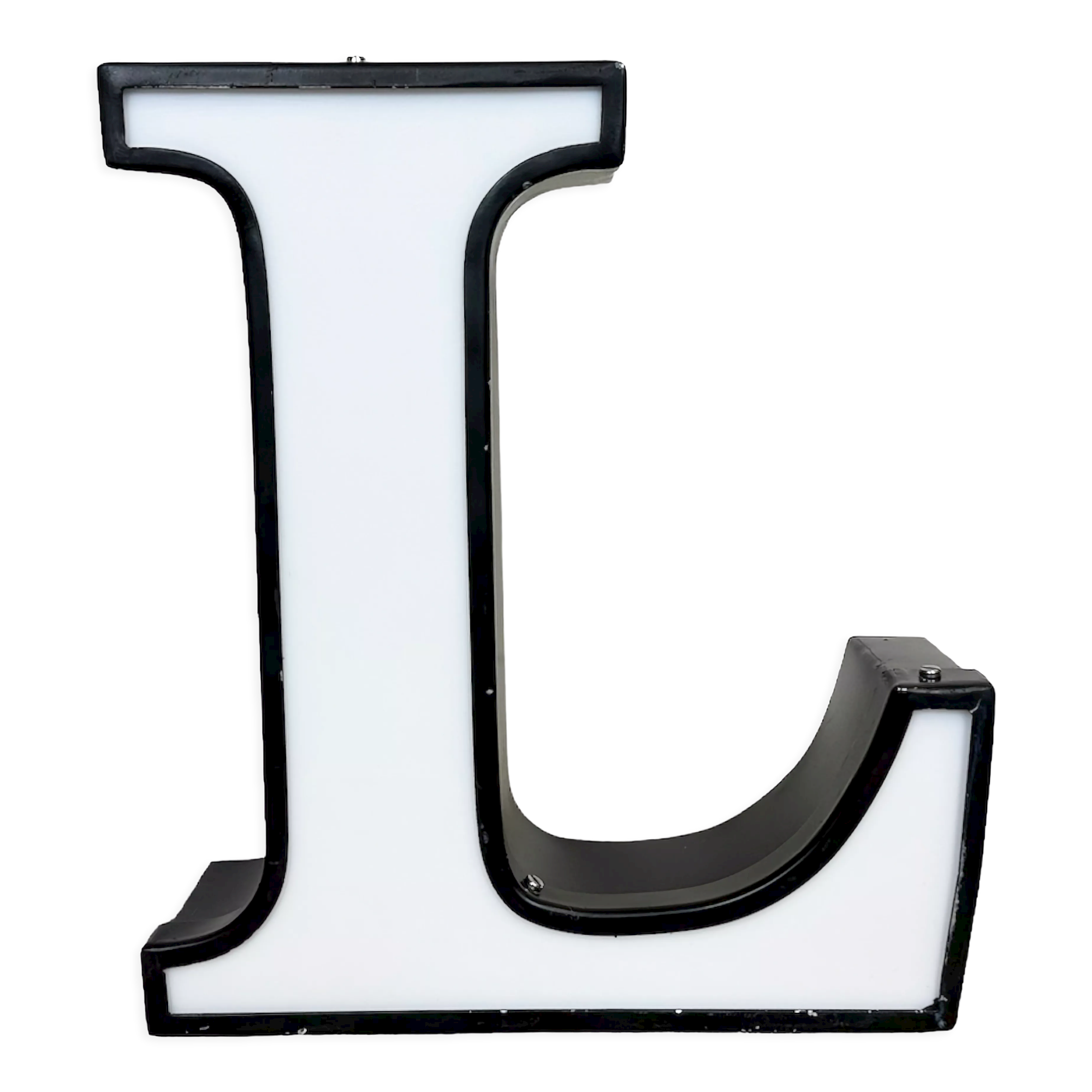 Vintage illuminated letter l , 1970s