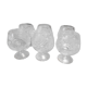 6 saint-louis crystal cognac glasses