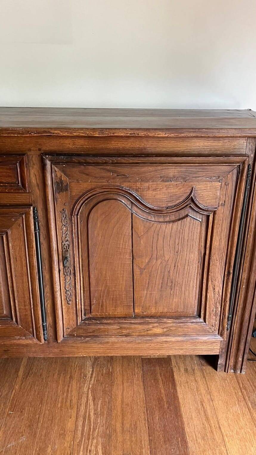 Oak buffet in Louis XV style - Magnificent patina