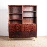 Shelf and bar furniture, Danish, in Rosewood and Brass, Erik Brouer 1960.