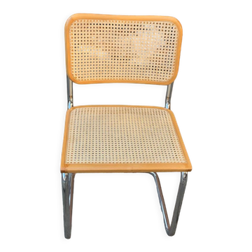 Mid-century Italian B32 Cesca chair by Marcel Breuer, 1970s