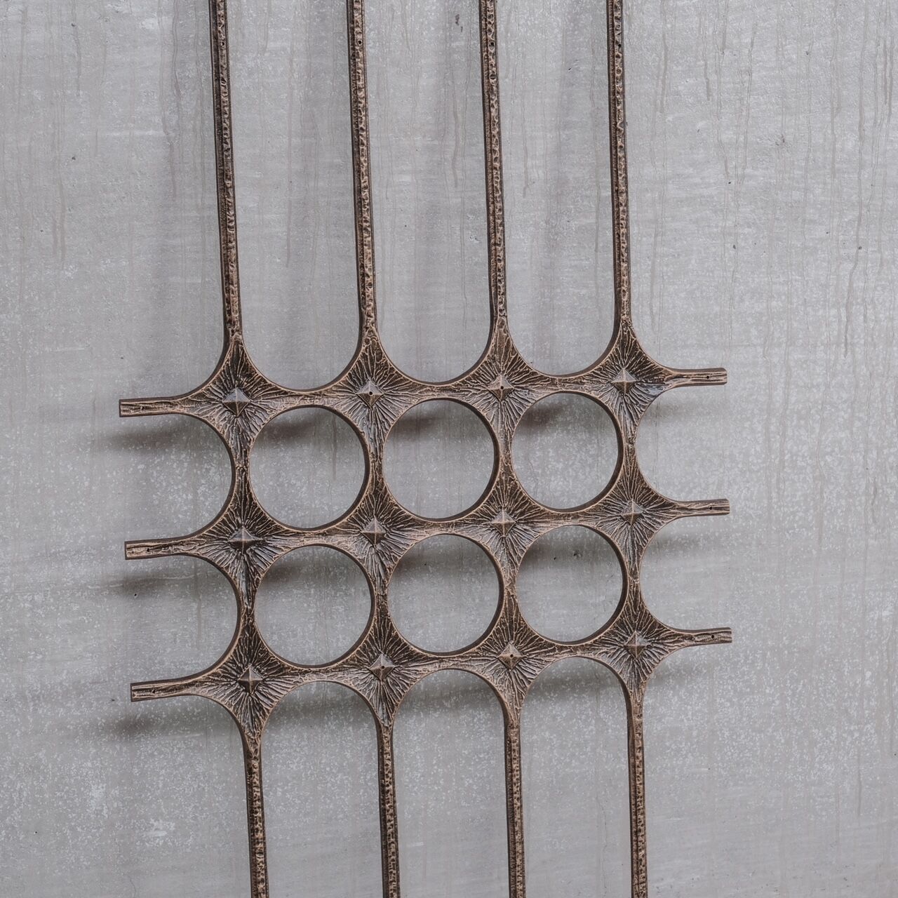 Brutalist metal mid-century wall hanging or decorative artwork (no.2)